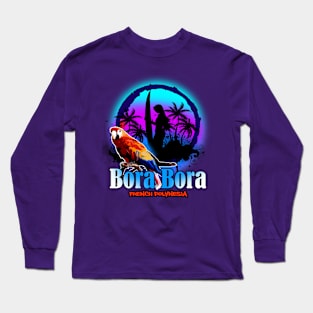 Bora Bora Beach Island Long Sleeve T-Shirt